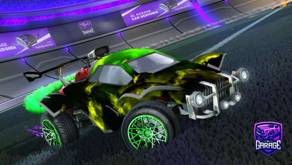 A Rocket League car design from drkxuv