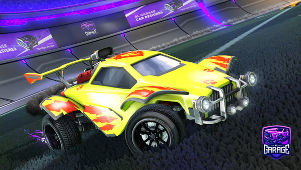 A Rocket League car design from MID_WolfKing
