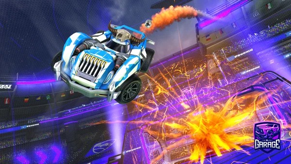 A Rocket League car design from Gataxa