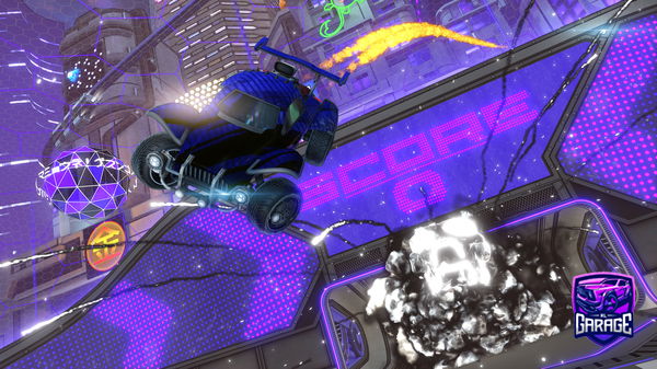 A Rocket League car design from Tizianofra2