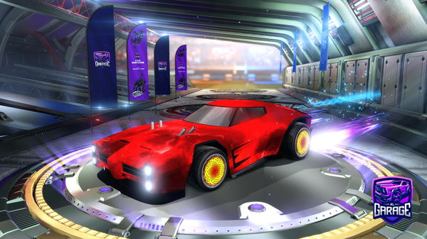 A Rocket League car design from Pablounty