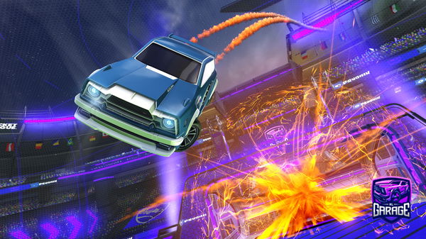 A Rocket League car design from NissanSkyline10