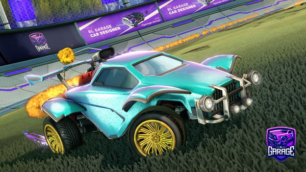 A Rocket League car design from Quitt