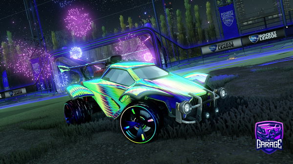 A Rocket League car design from LittenCandle