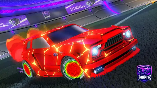 A Rocket League car design from Markalee111