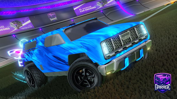 A Rocket League car design from Spew