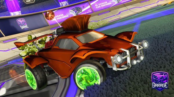 A Rocket League car design from HASTGAMER