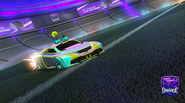 A Rocket League car design from Funkraven