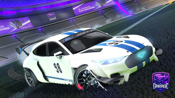 A Rocket League car design from luca_wgfsuper