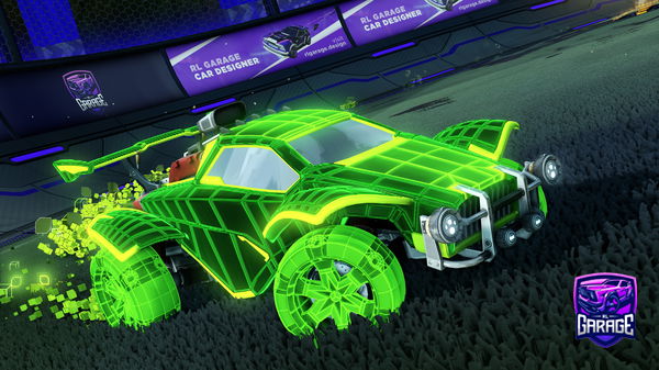 A Rocket League car design from mattqdev