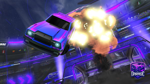 A Rocket League car design from FrankNMine