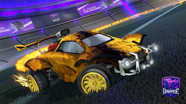 A Rocket League car design from ctroo