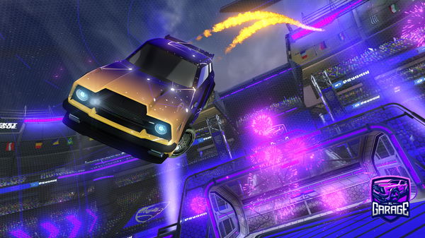 A Rocket League car design from BooHowley