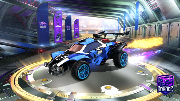 A Rocket League car design from MYST1KALL