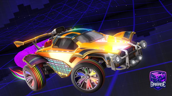 A Rocket League car design from Kirbyrocket