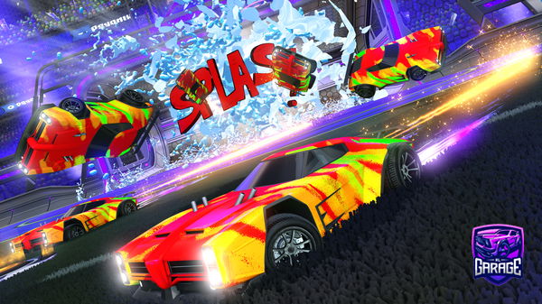 A Rocket League car design from Migalha19