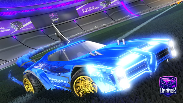 A Rocket League car design from Click_infernal