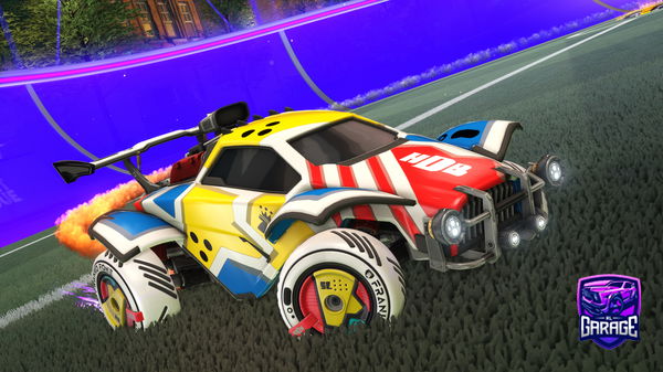 A Rocket League car design from 0njii