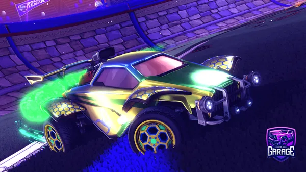 A Rocket League car design from 2boi