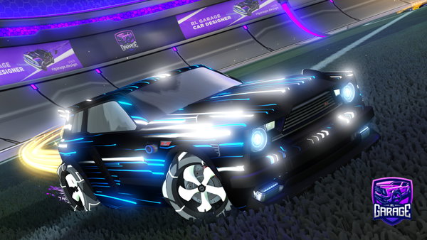 A Rocket League car design from Darysky0