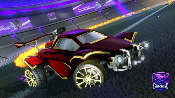 A Rocket League car design from Lommamark