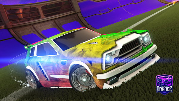 A Rocket League car design from bespy