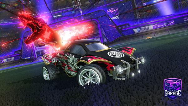 A Rocket League car design from NetfishHun