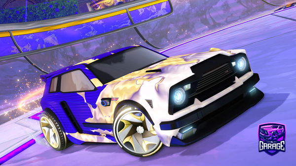 A Rocket League car design from DudeWhot