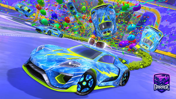 A Rocket League car design from Noahtorres