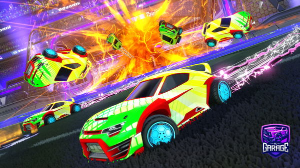 A Rocket League car design from Sleepless8