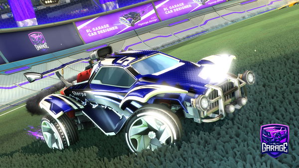 A Rocket League car design from CrazyWiz_26
