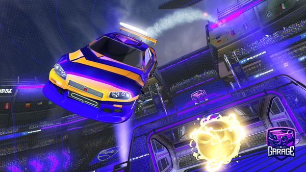 A Rocket League car design from Rocket534232