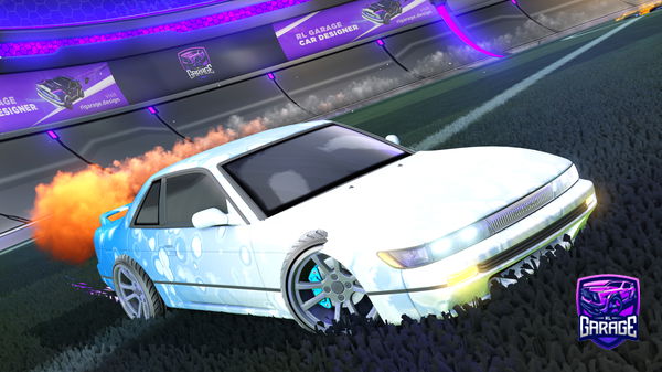 A Rocket League car design from MrWoodTTV