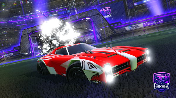 A Rocket League car design from before