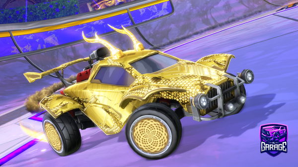 A Rocket League car design from Hdub