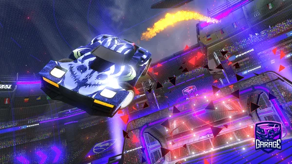 A Rocket League car design from Purifyxo