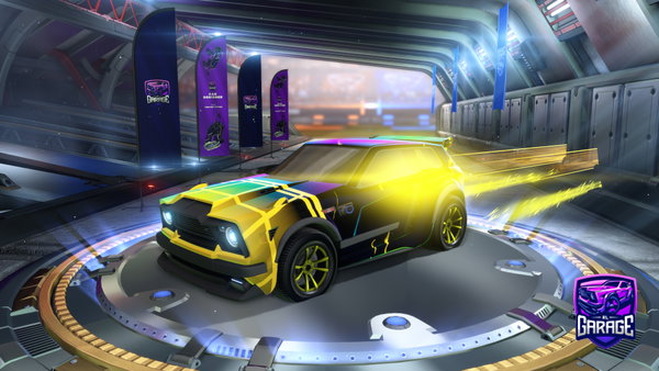 A Rocket League car design from Rhyotoxy