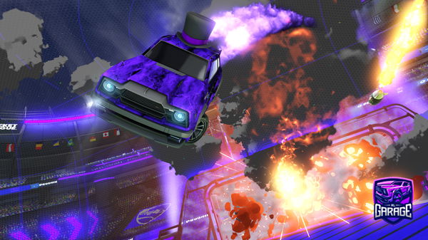 A Rocket League car design from doublehdiscord