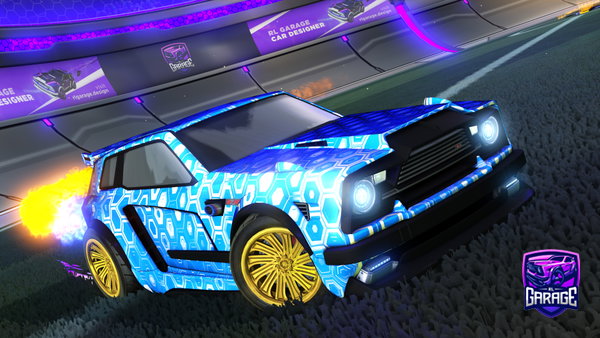 A Rocket League car design from Matthhhzx