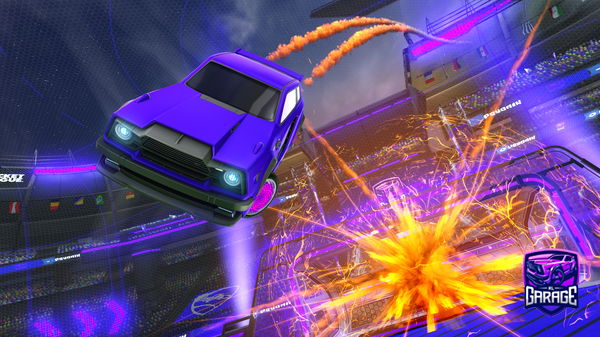 A Rocket League car design from Hinwiler