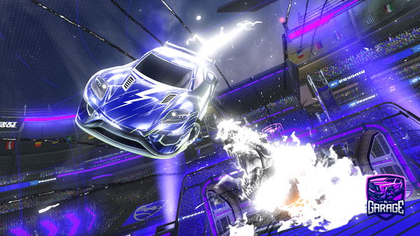 A Rocket League car design from IANMOORE340