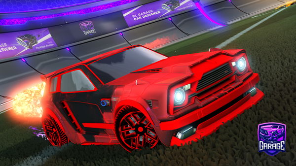 A Rocket League car design from strykerredbull11