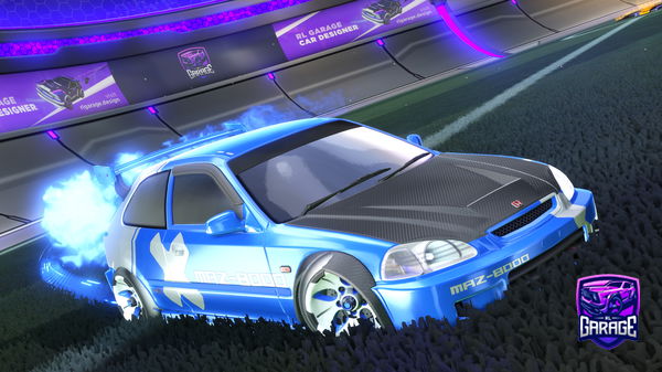 A Rocket League car design from McMoceXVII