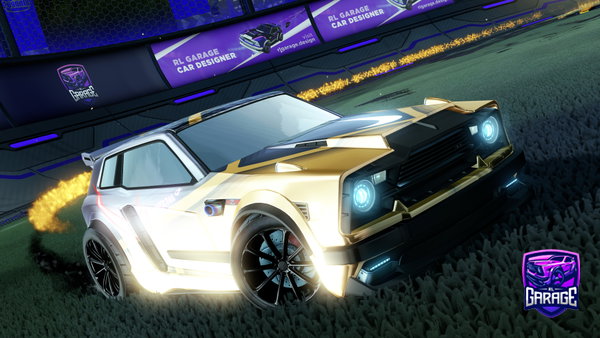 A Rocket League car design from Laayko