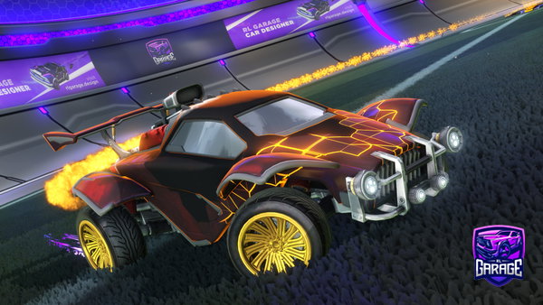 A Rocket League car design from gibborl