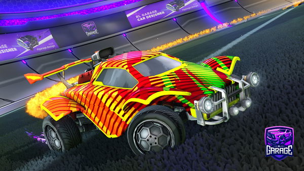 A Rocket League car design from LewanDOVasco