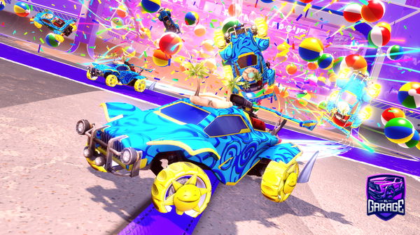 A Rocket League car design from XxMRPEBBLESxX