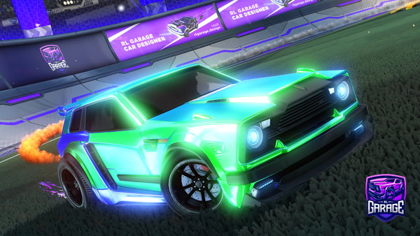 A Rocket League car design from PWR_FIRESUNNY