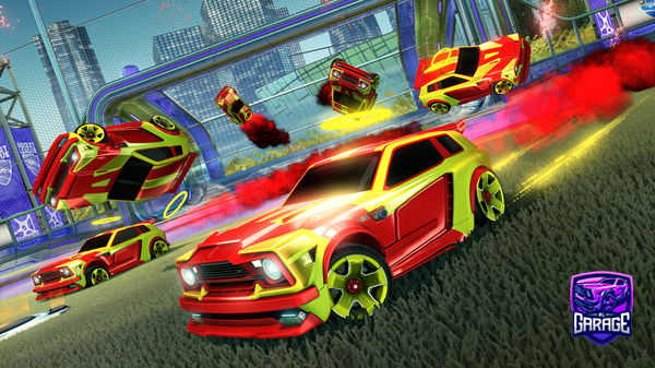 A Rocket League car design from Altihex