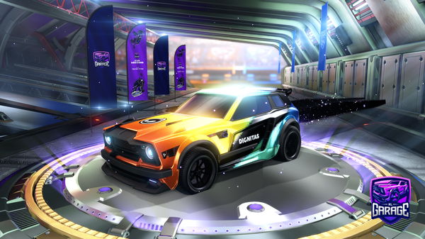 A Rocket League car design from Mataze